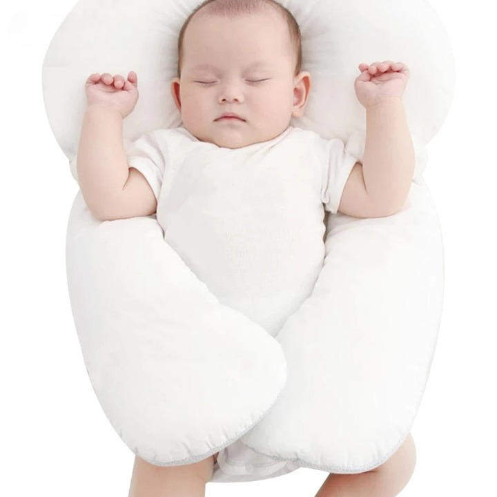 Ergonomisk Bomull Baby Kudde för Säker och Bekväm Sömn