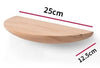 WoodVogue Semicircle Hängande Hylla | Premium trähylla för projektordisplay & förvaring