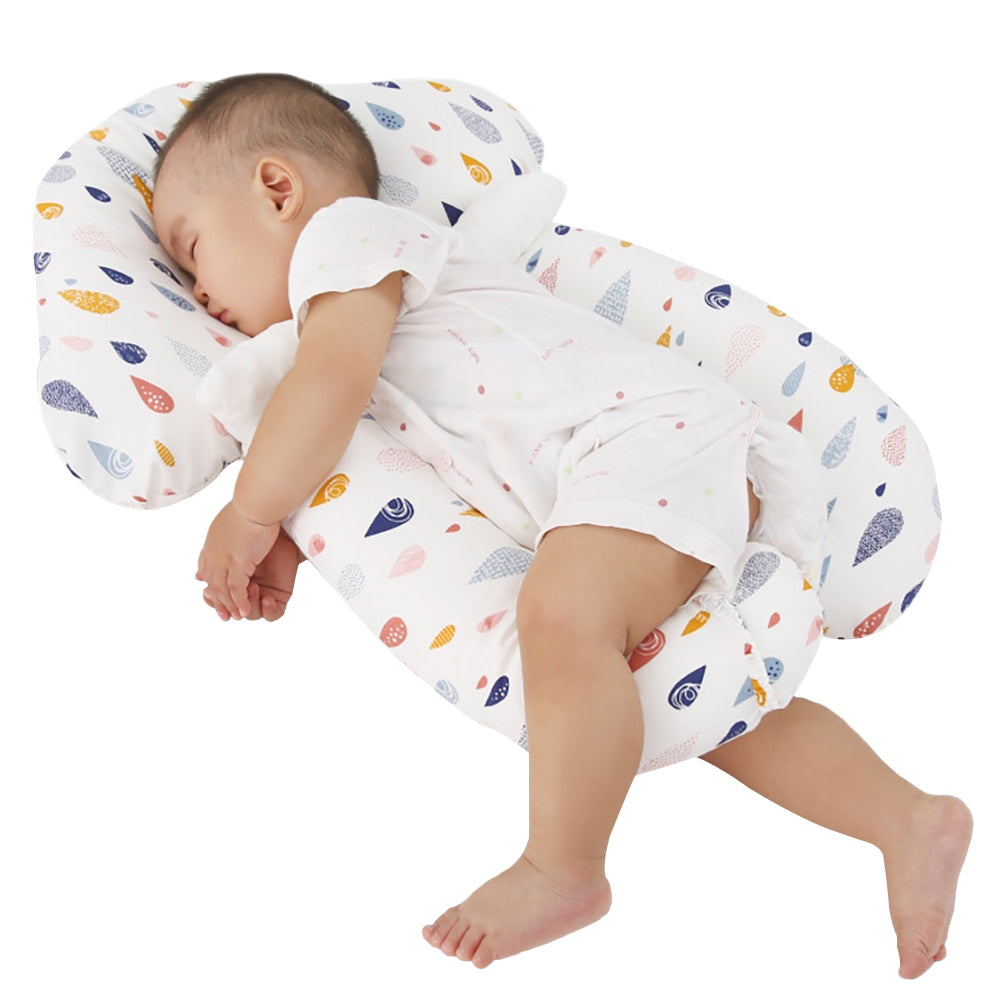 Ergonomisk Bomull Baby Kudde för Säker och Bekväm Sömn