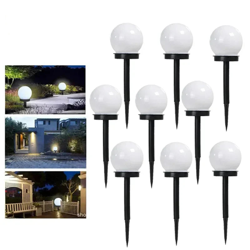 Solenergidriven LED-trädgårdslampa - Energieffektiv och väderbeständig för utomhusbelysning