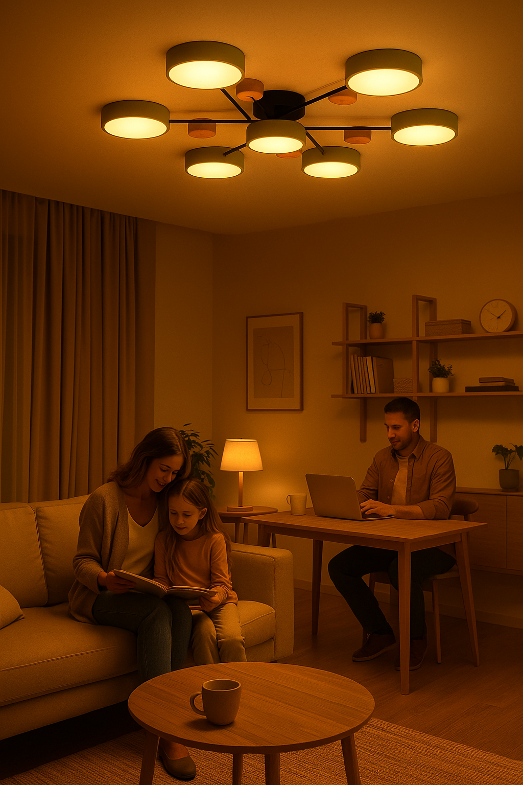 Skandinavisk Taklampa – Grenande Design, Stilren & Hållbar med LED-teknik