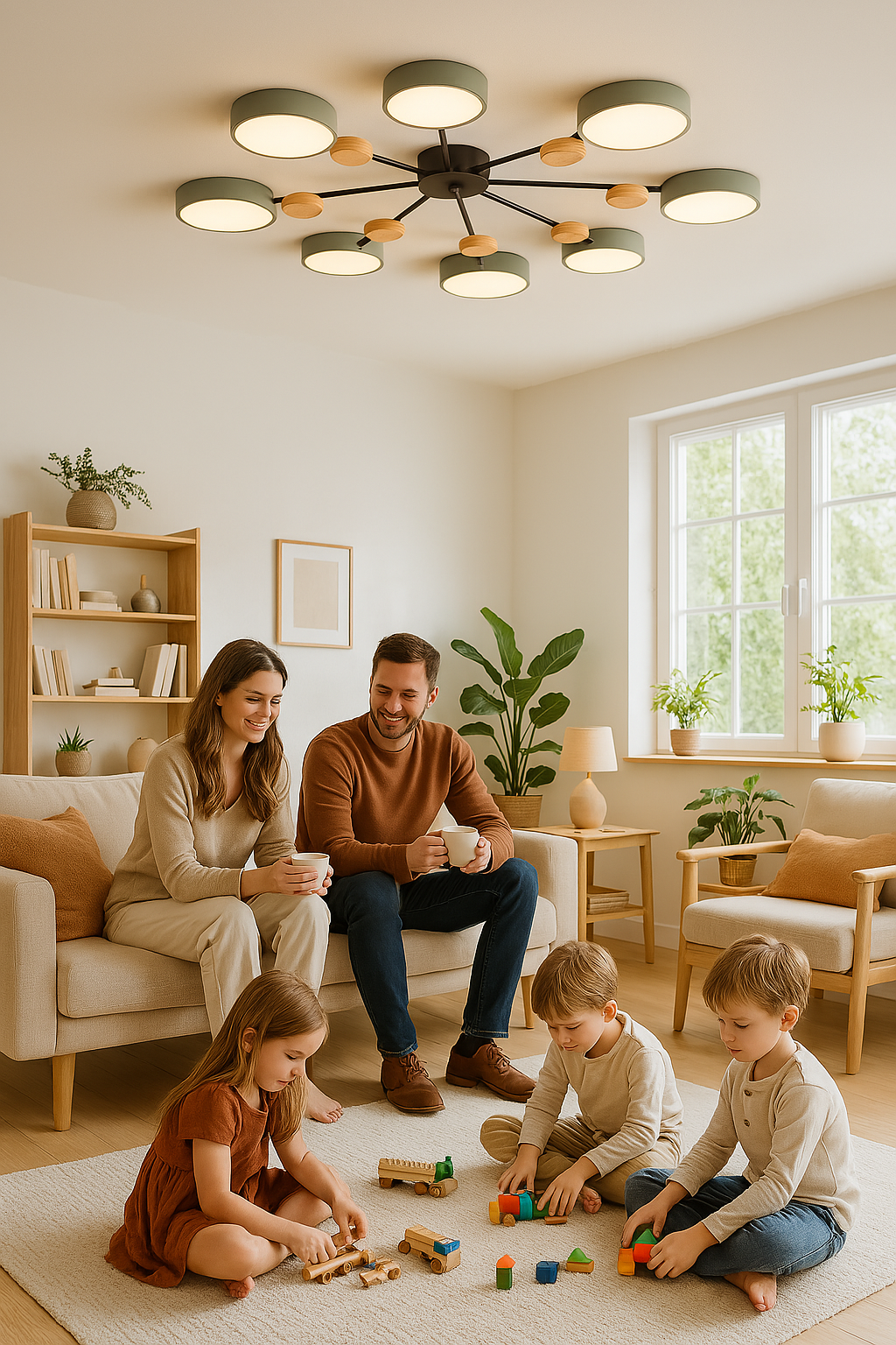 Skandinavisk Taklampa – Grenande Design, Stilren & Hållbar med LED-teknik