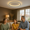 Skandinavisk LED Taklampa – Modern, Dimbar & Stilren för Vardagsrum, Matrum & Hall