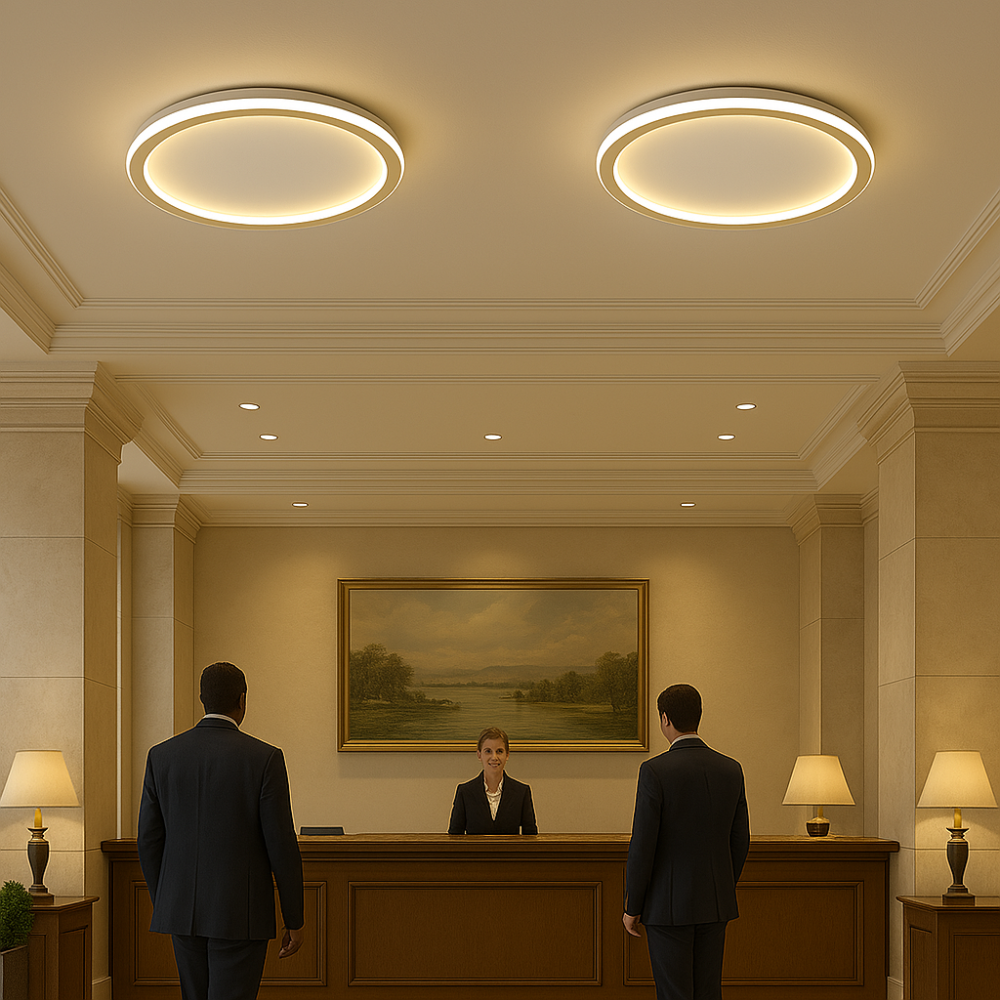 Skandinavisk LED Taklampa – Modern, Dimbar & Stilren för Vardagsrum, Matrum & Hall
