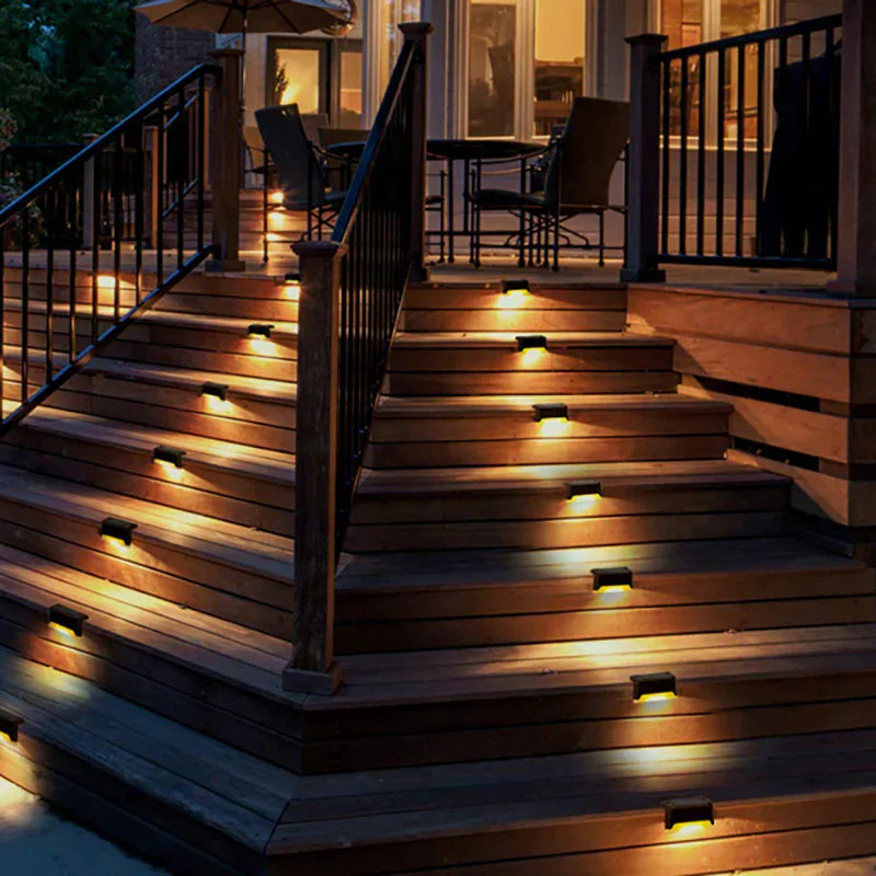 RadiantShine Luz Solar de Pared | Luz de pared LED solar con sensor de movimiento y función de encendido/apagado automático