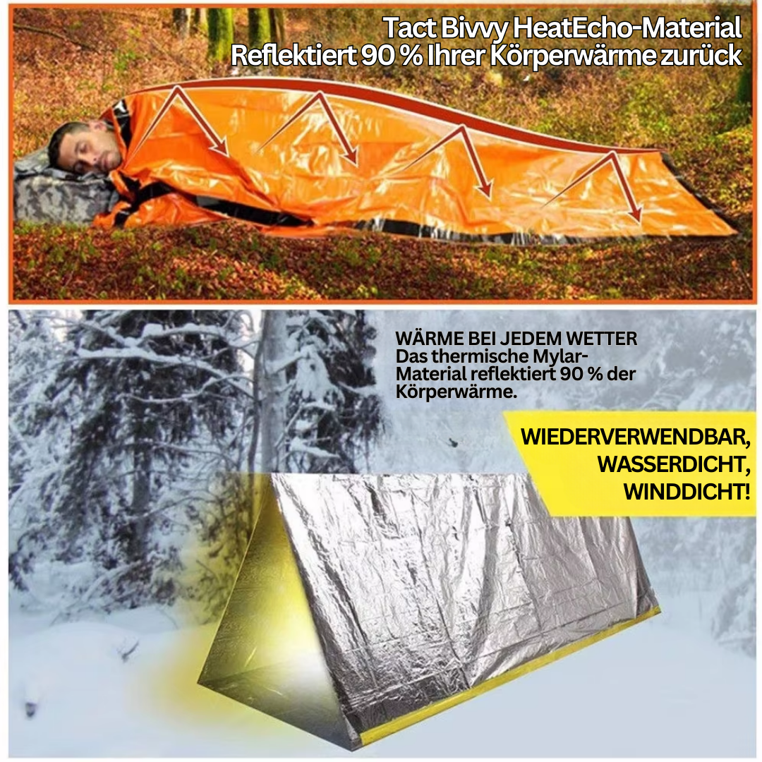 Vattentät Nödsovsäck – SurvivalShield Bivy