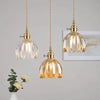 Opaliere Retro Blomma Hängande Lampa | Handgjord glas hängande ljus med varm glöd för sovrum, bar och restaurang atmosfär