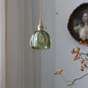 Opaliere Retro Blomma Hängande Lampa | Handgjord glas hängande ljus med varm glöd för sovrum, bar och restaurang atmosfär