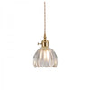 Opaliere Retro Blomma Hängande Lampa | Handgjord glas hängande ljus med varm glöd för sovrum, bar och restaurang atmosfär