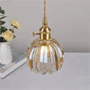 Opaliere Retro Blomma Hängande Lampa | Handgjord glas hängande ljus med varm glöd för sovrum, bar och restaurang atmosfär