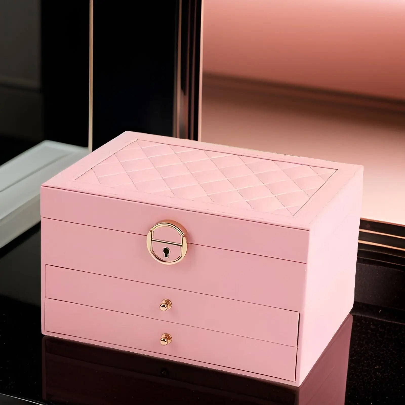 Lyxig Flerlagers Smyckeskrin – EleganceBox