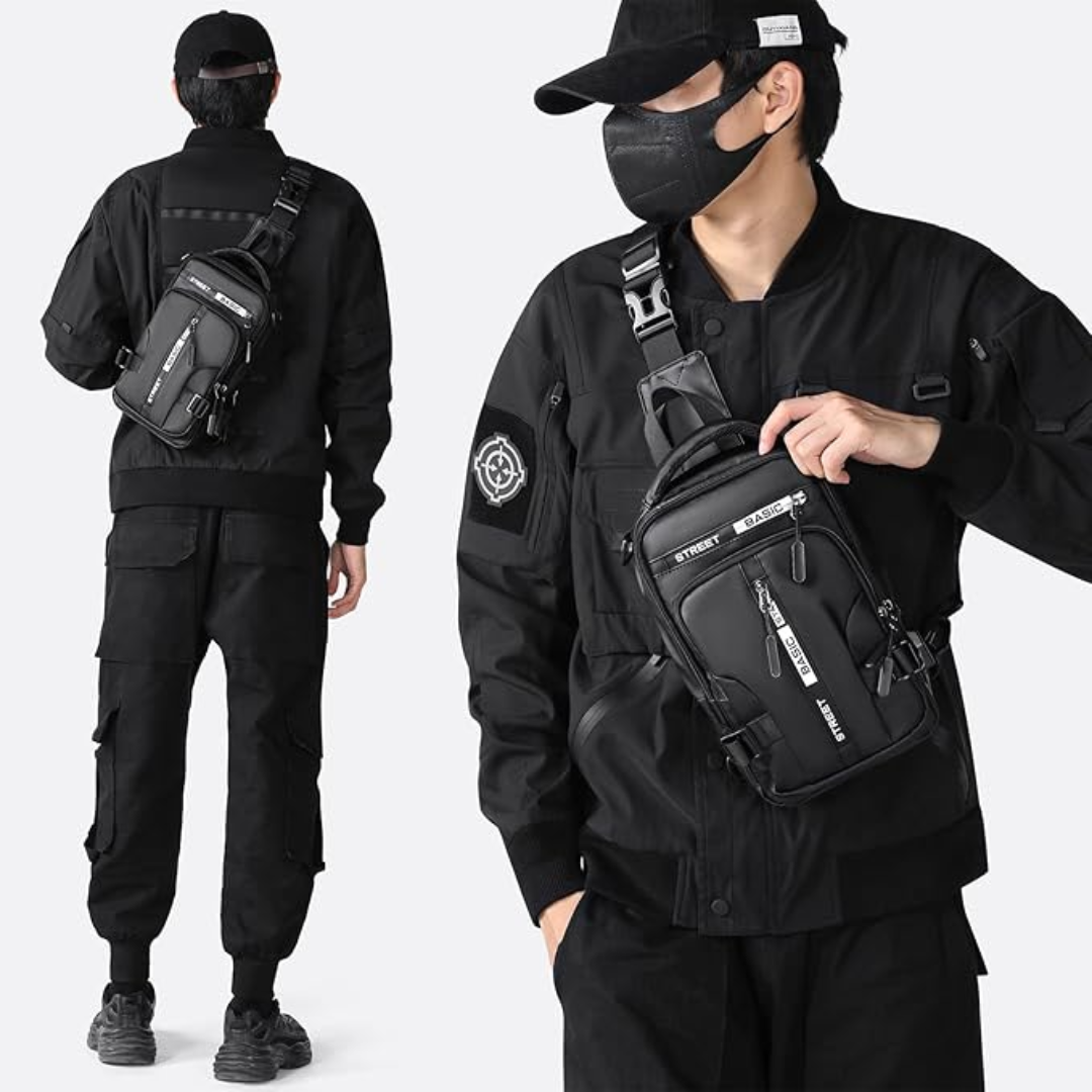 Kompakt Crossbody Sling Ryggsäck – UrbanLite