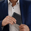 Premium RFID-blockerande läder bifold plånbok för män - SlimArmor