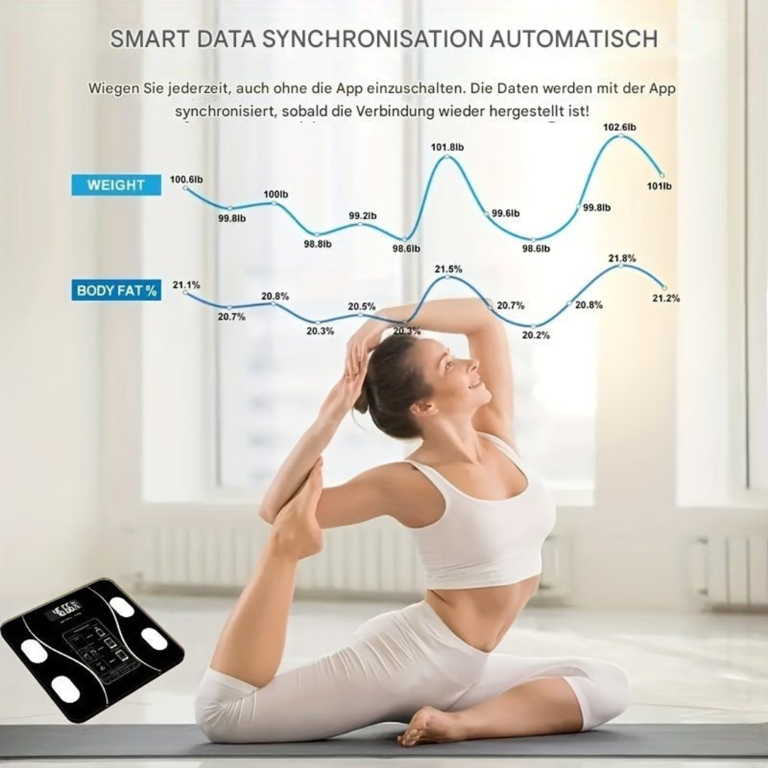Intelligent våg med kroppsanalyser - FitScale