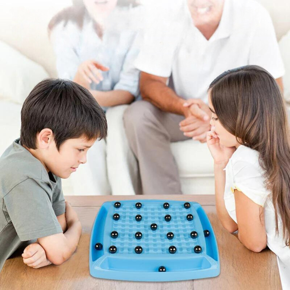 Magnetiskt Logikspel Ball Block – Taktiskt Spelbräde med Spelkulor