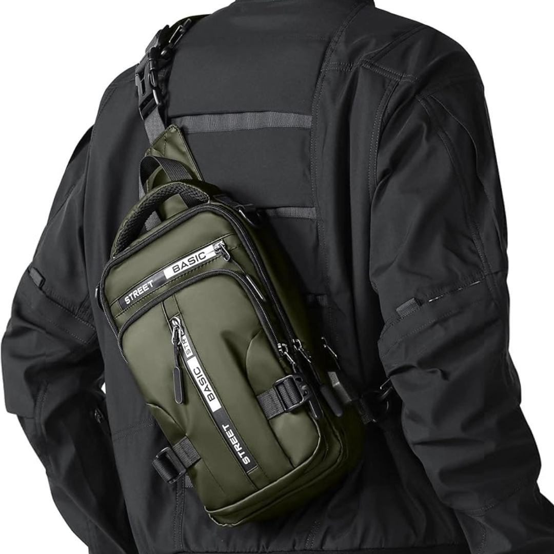 Kompakt Crossbody Sling Ryggsäck – UrbanLite