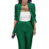 Trendy Dam Blazer Set - Quina