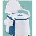 Tragbare Toilette für Erwachsene und Senioren mit ergonomischem Design