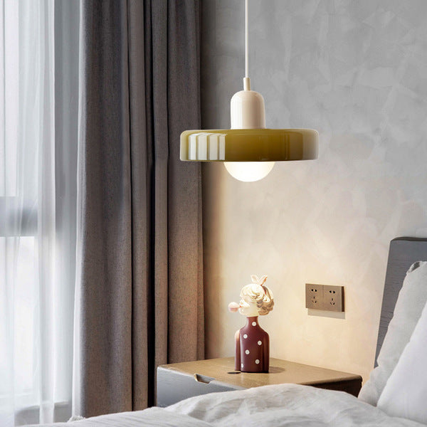 Färgglad Pendellampa i Bauhaus Stil - StiloGlas