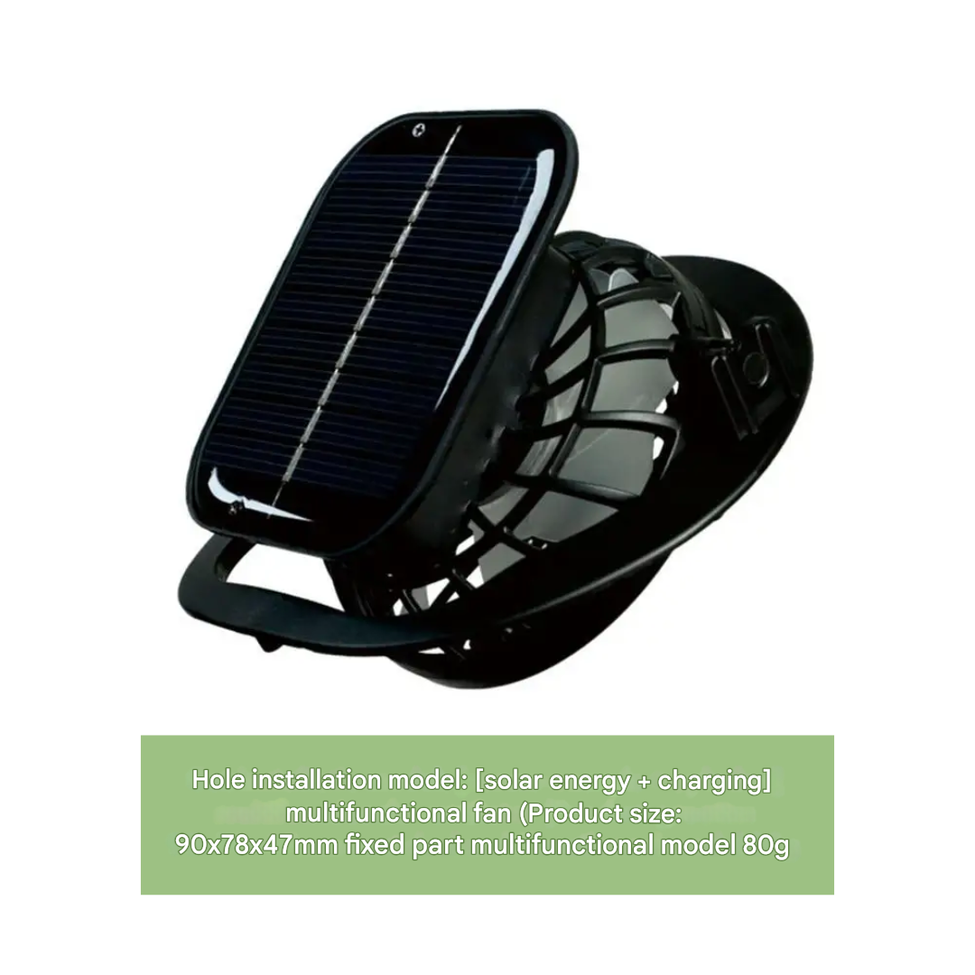 Utomhus Solhatt med Integrerad Solfläkt – CoolBreeze Solar