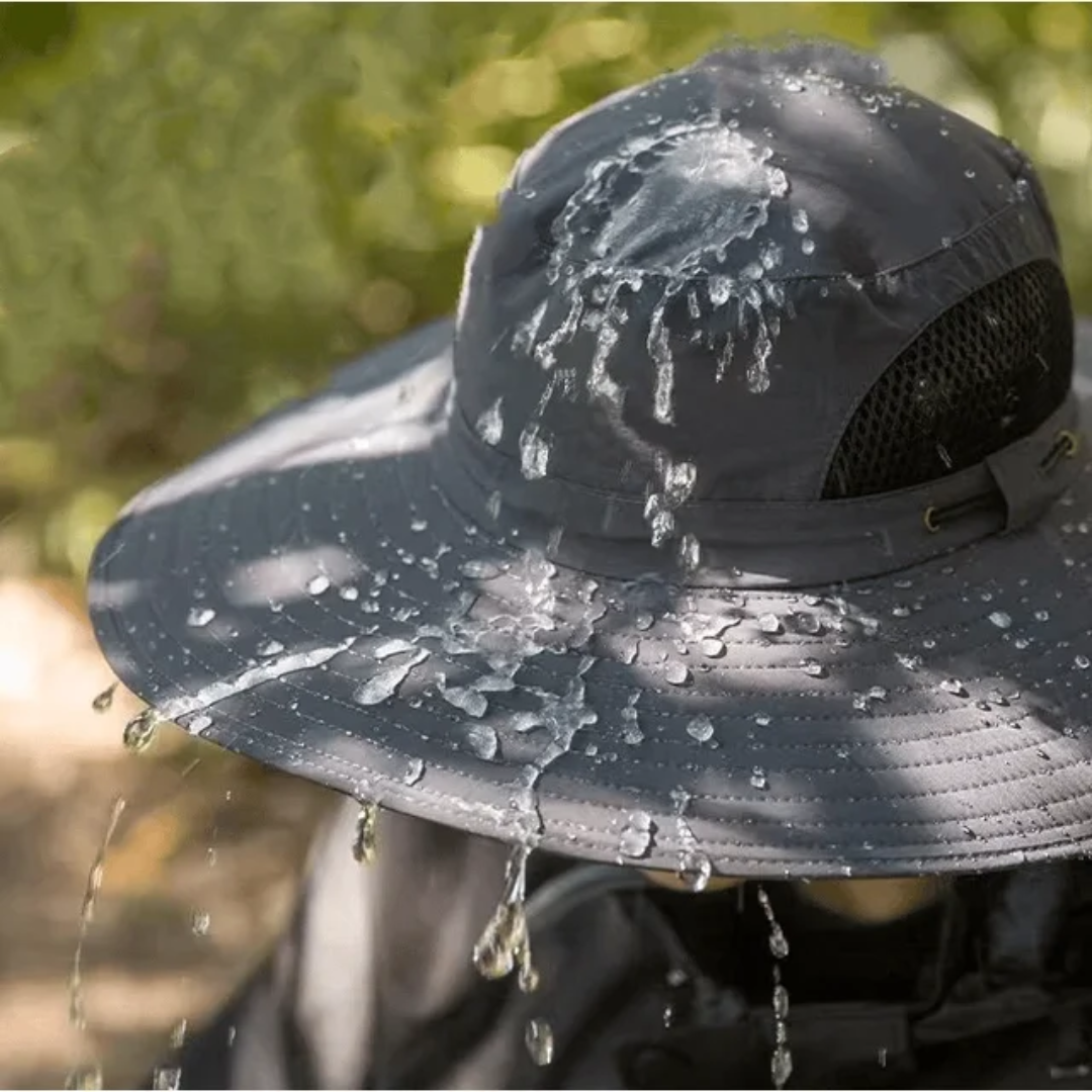 Utomhus Solhatt med Inbyggd Fläkt – Sunbreeze