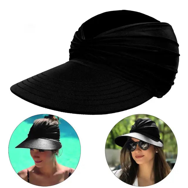 Fällbar Solhatt med Stort Brätte och UV-Skydd – Babes