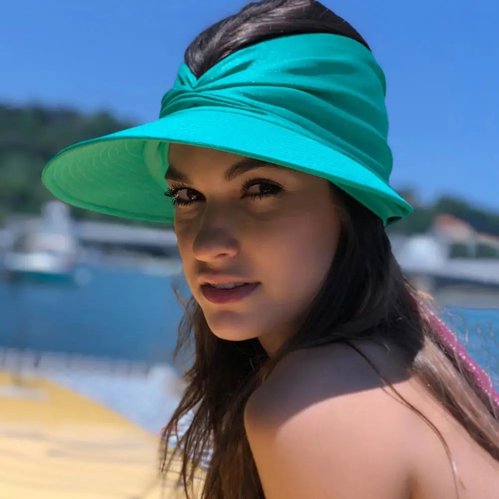 Fällbar Solhatt med Stort Brätte och UV-Skydd – Babes