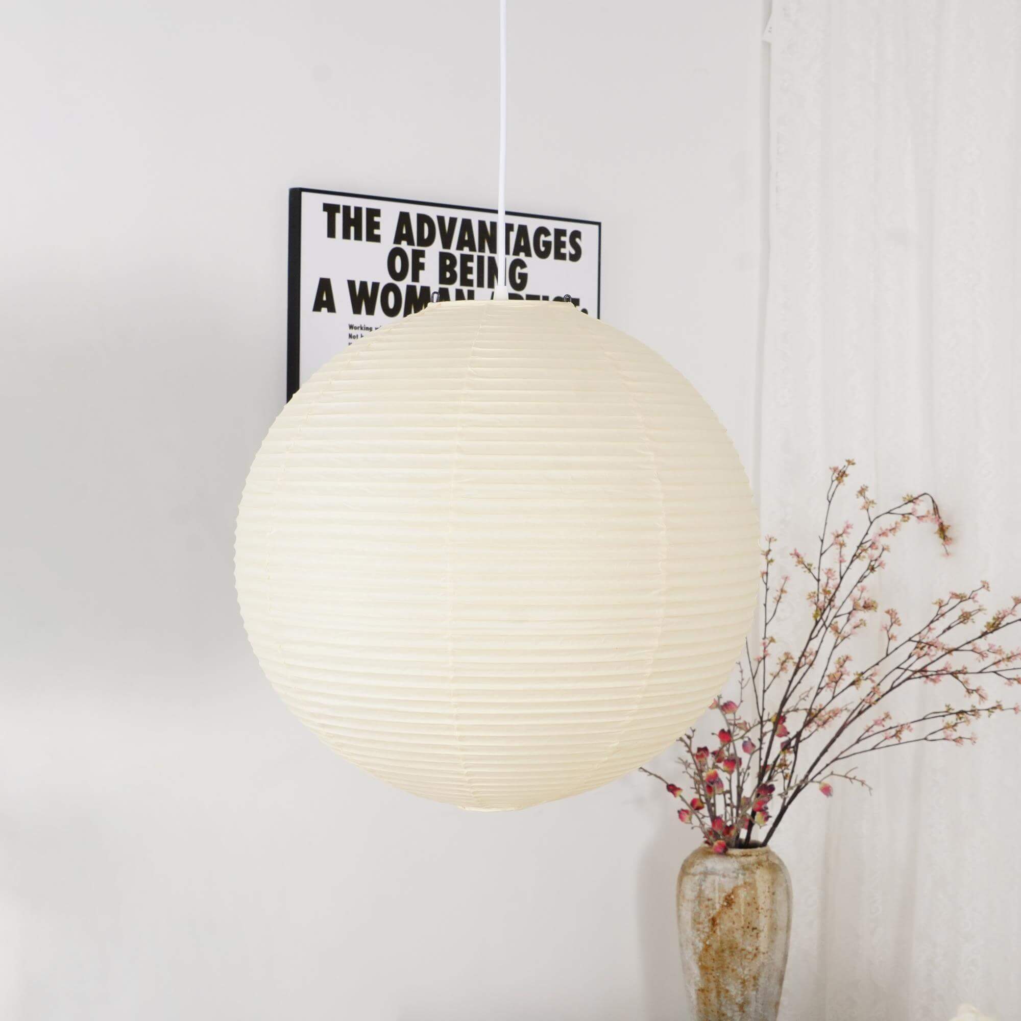Pappershänglampa - Designbelysning