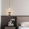 Modern Taklampa med Färgat Glas