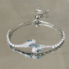 Silverormsarmband med zirkonia – Lyra