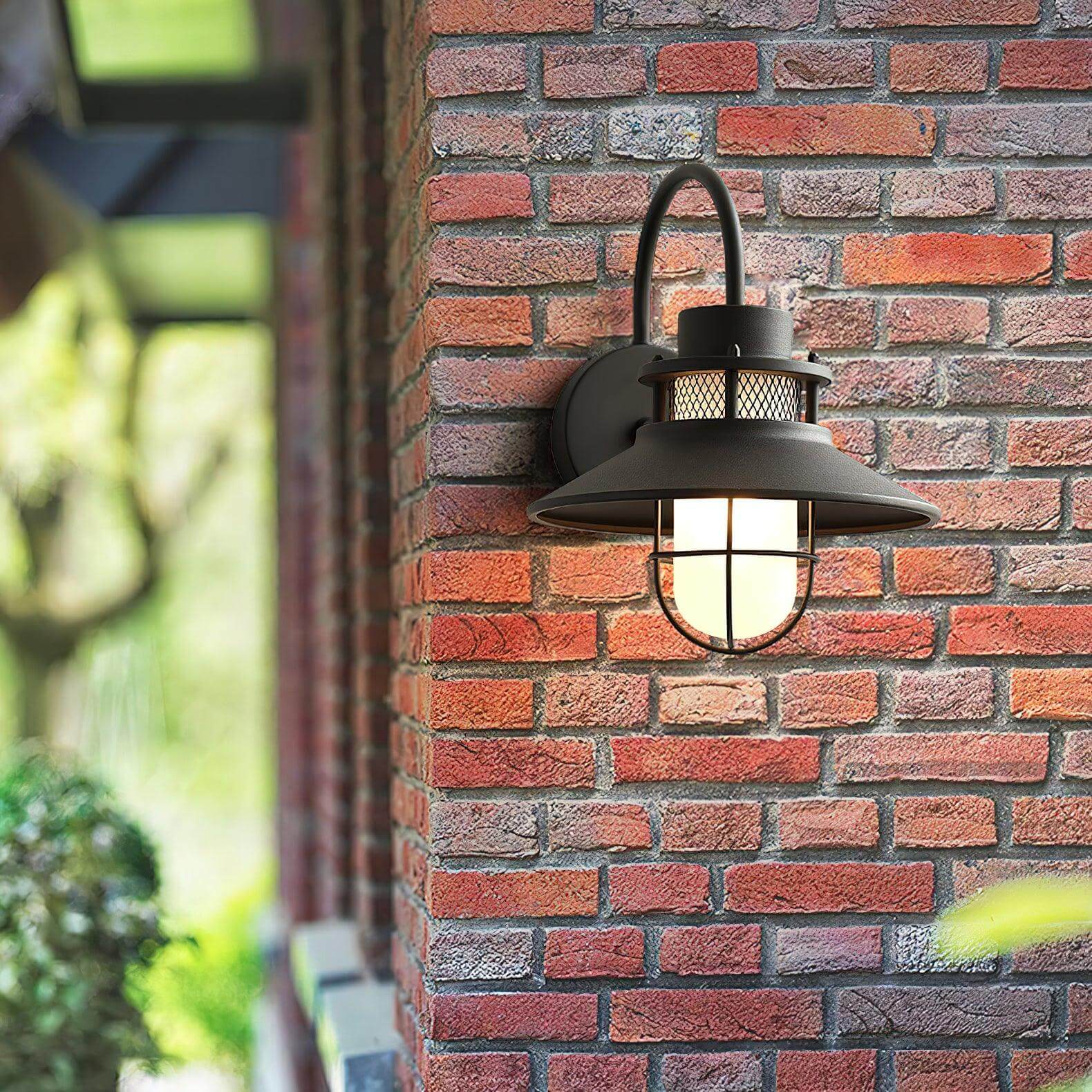 Industriell Utomhusvägglampa - Väderbeständig