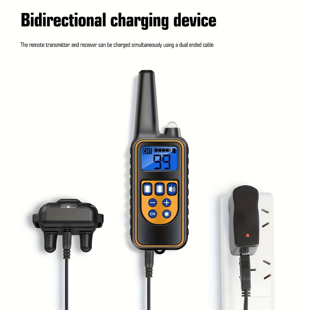 Smart Trainer Pro – Uppladdningsbar fjärrkontroll för hundhalsband med pip och vibration