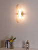 Modern Vägglampa - Alabaster & Metall