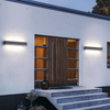 LED Utomhusvägglampa - Rättvinklig Design