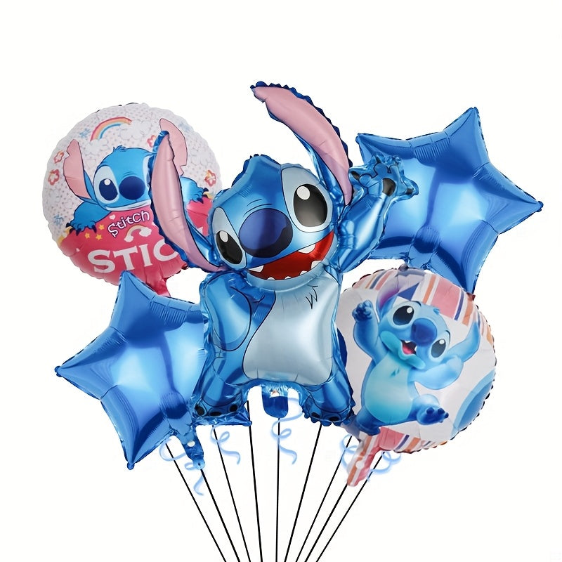 Stitch Ballongset – 5 Delar för en Magisk Fest