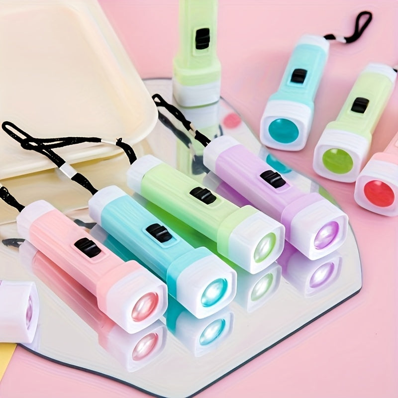 Mini Macaron Fackla Set – 12 Ljusa Färger i Bärbar Design