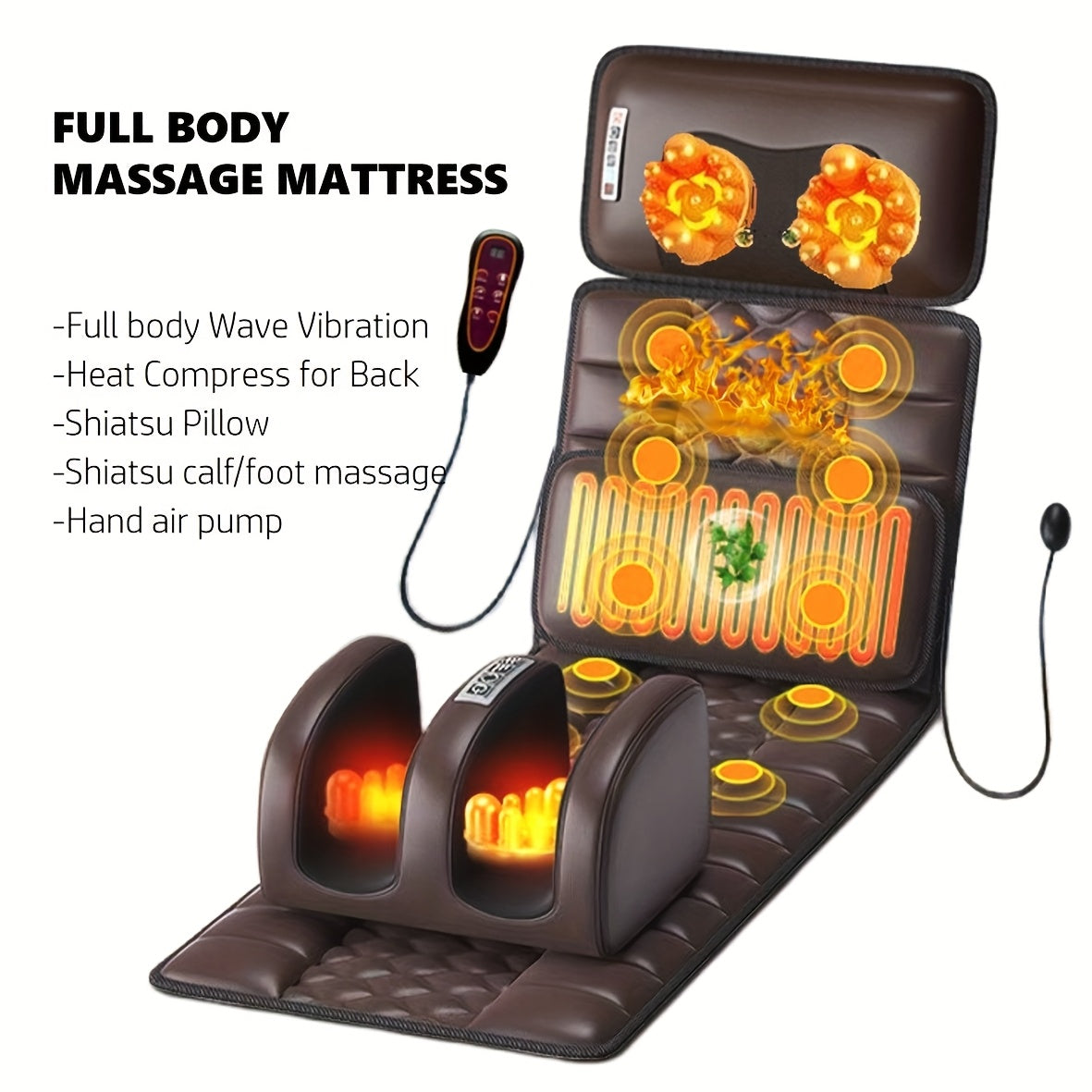 Massage-madrass med helkroppsmassage – Komfort och avkoppling i ett
