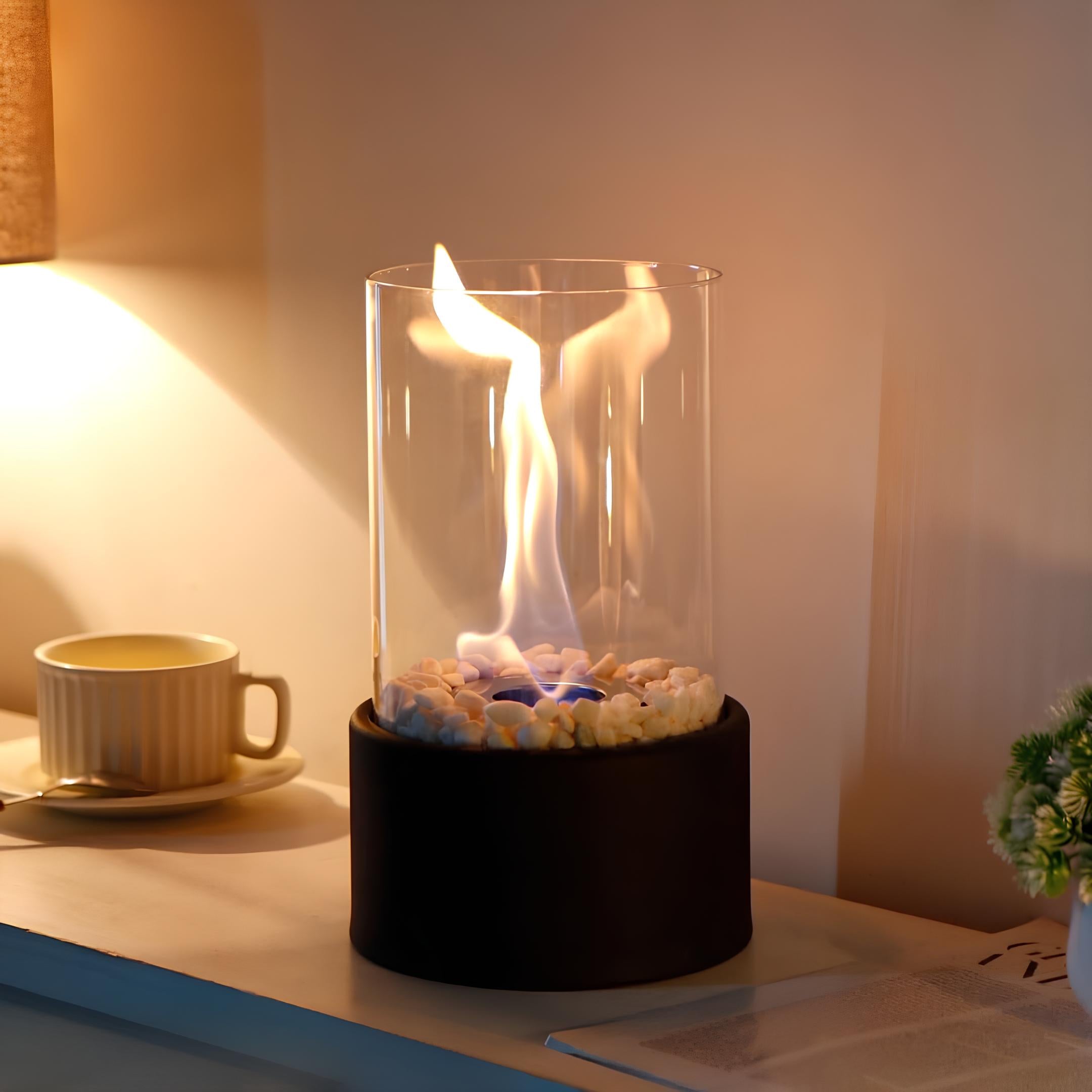 Klassisk Oljelampa med Öppen Flamma - Lumora