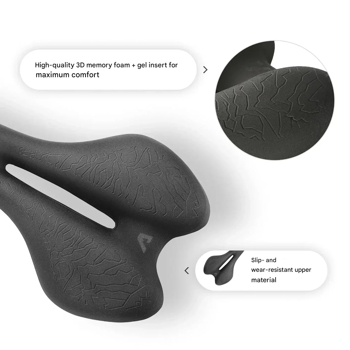 Ergonomisk Cykelsadel med Minnesskum – SaddlePeak AirRide