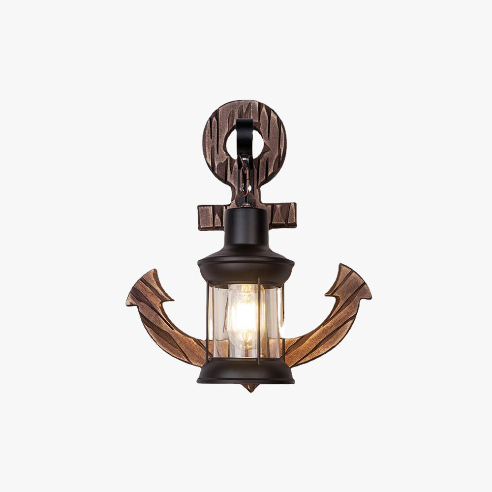 Träankare LED Vägglampa – Nautica