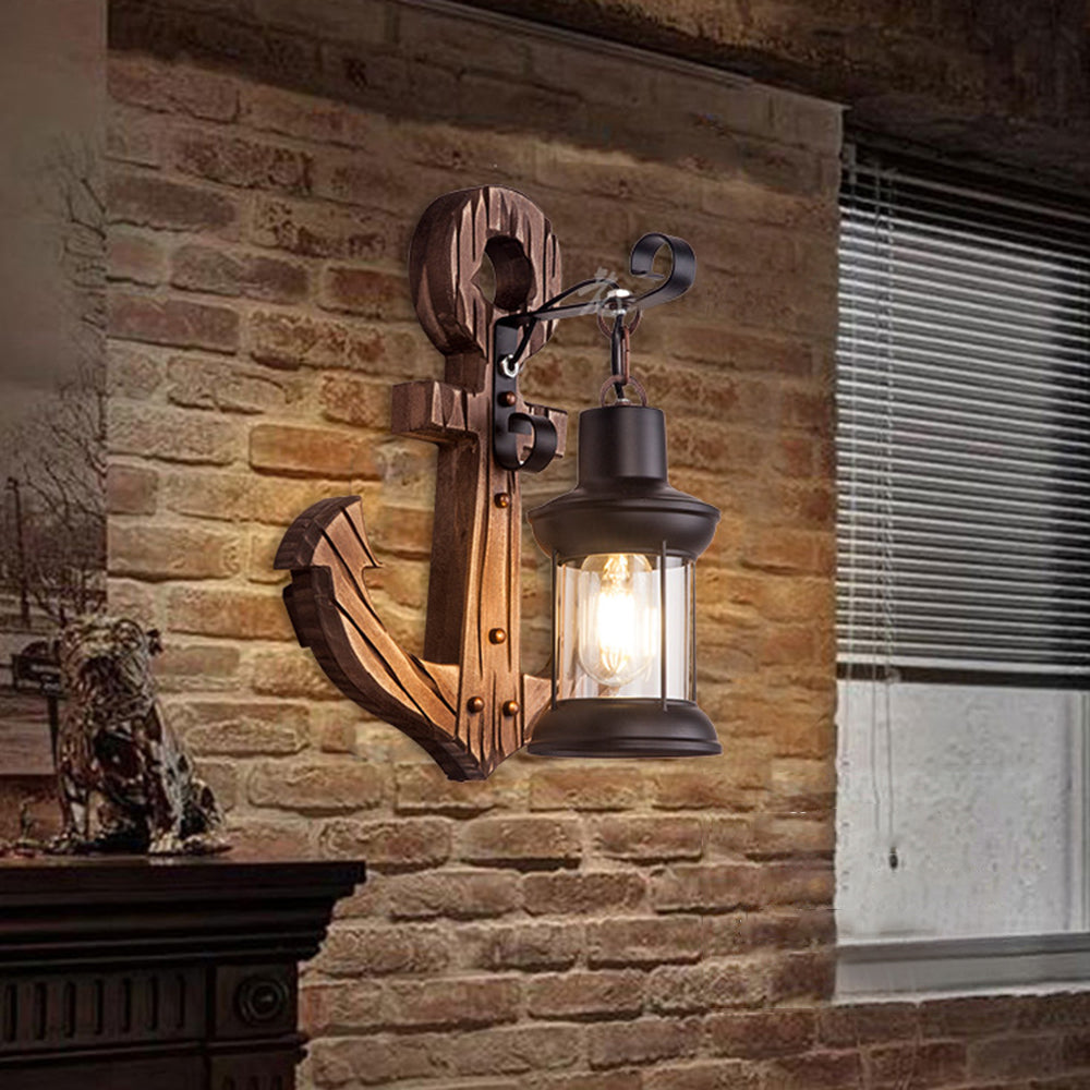 Träankare LED Vägglampa – Nautica