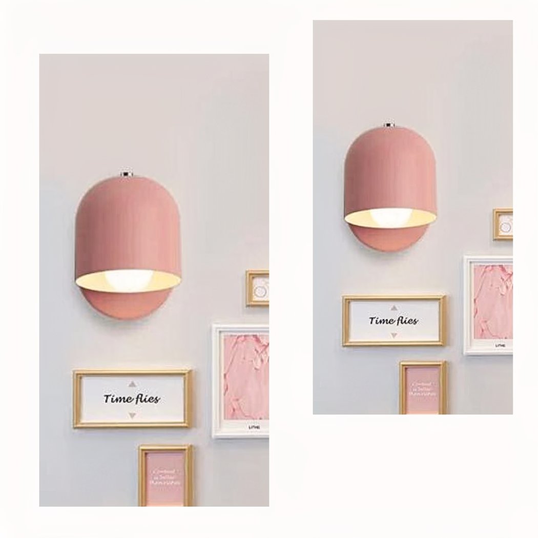 NordicGlow Skandinavisk Vägglampa – Färgglad Accent med Atmosfäriskt Ljus