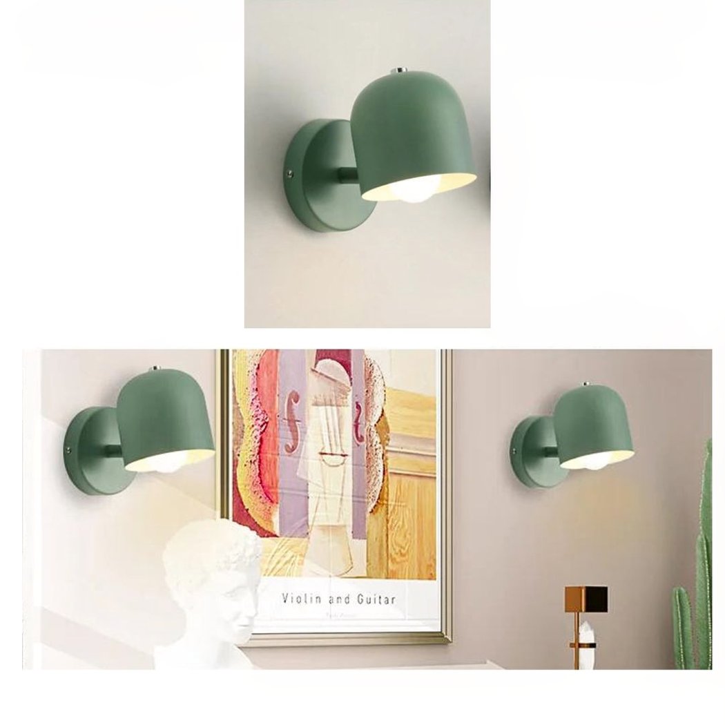 NordicGlow Skandinavisk Vägglampa – Färgglad Accent med Atmosfäriskt Ljus