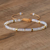 Flätad Armband med 2.4 mm Naturstenpärlor – Seraphina