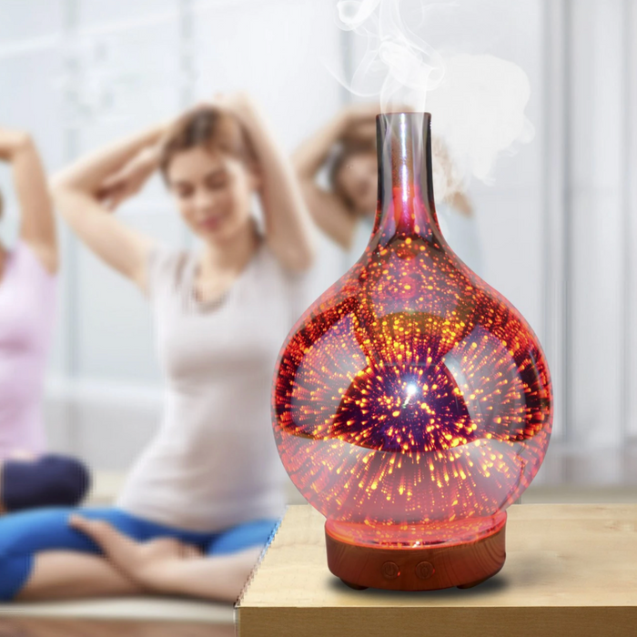Lugnande & Atmosfär Aromaterapi Diffuser – AuroraGlow