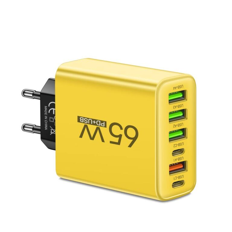 PowerHub 65W Multi-laddare – Effektiv och snabb för flera enheter