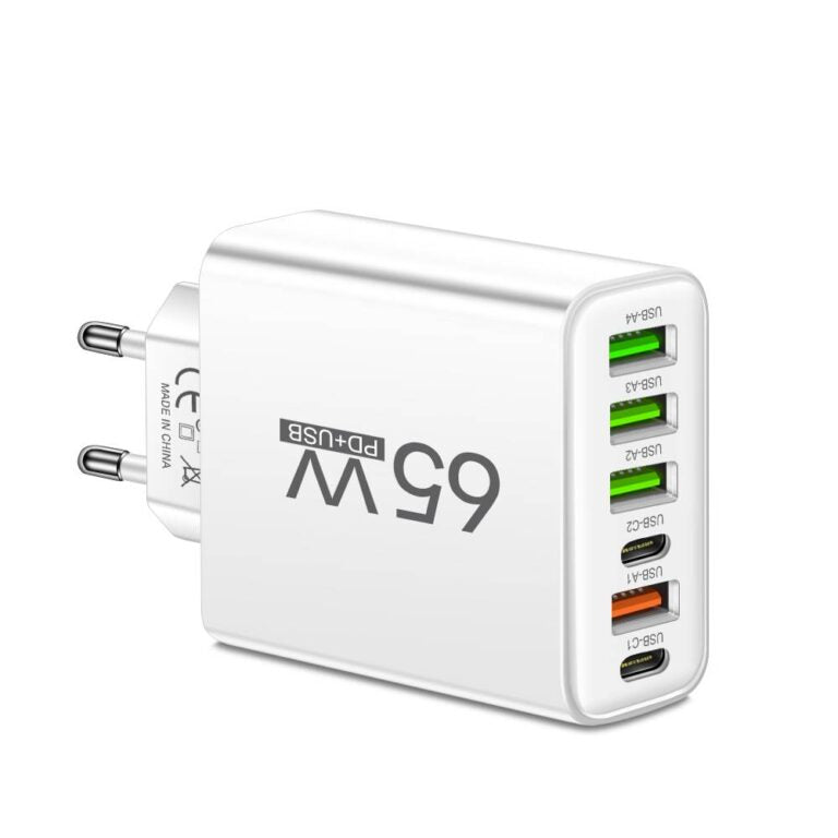 PowerHub 65W Multi-laddare – Effektiv och snabb för flera enheter