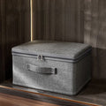 Storage box with fabric lid | Foldable & compact | Faltiva