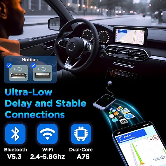 Trådlös CarPlay-adapter – Framtidssäkra din bil
