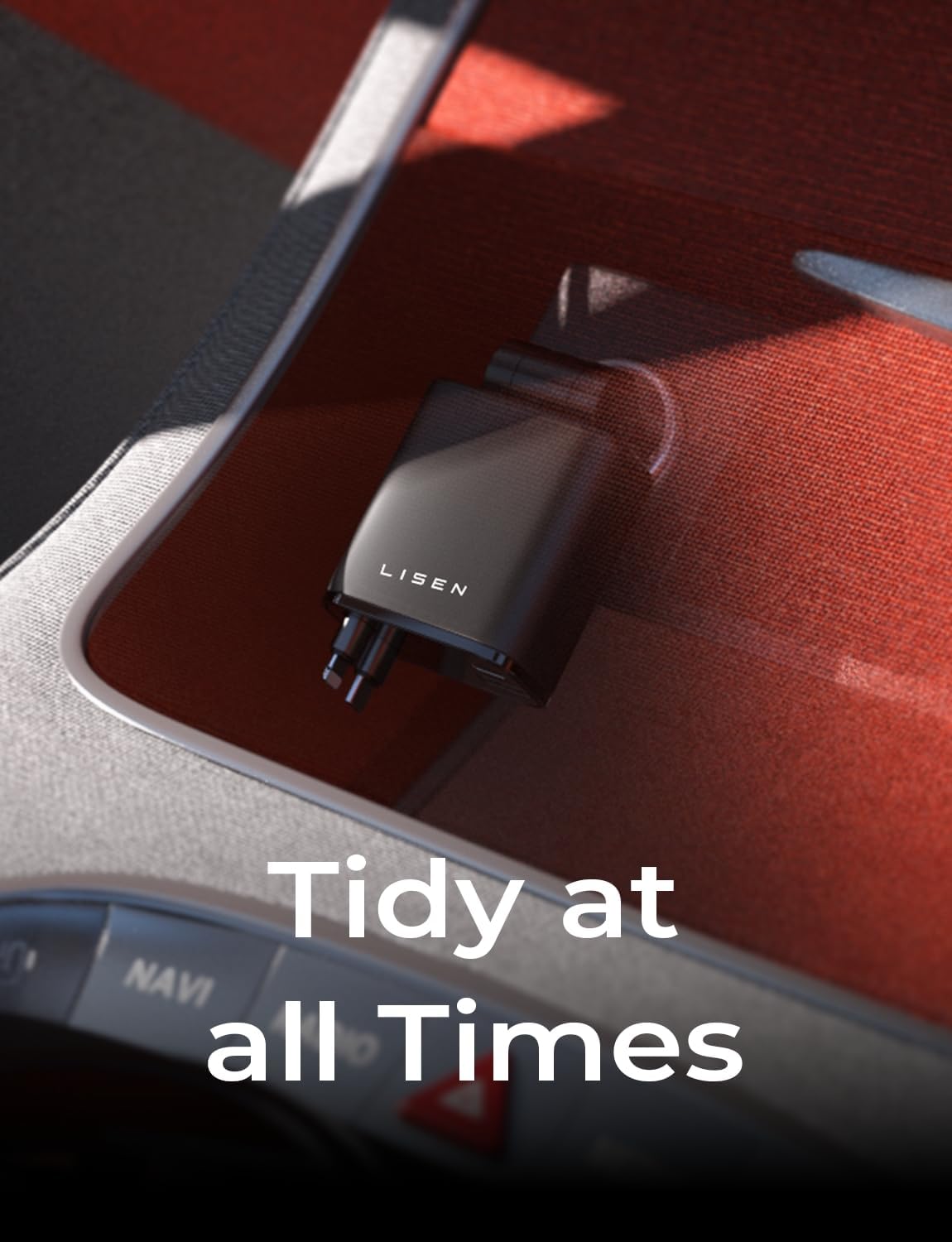 Fällbar Bil Laddare 69W USB C